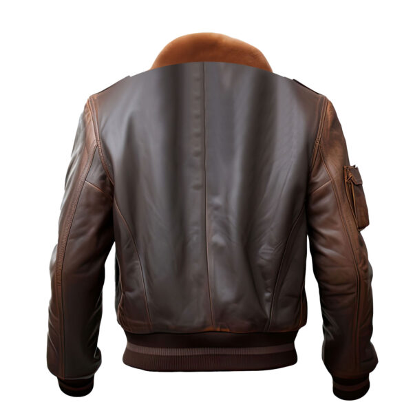 Men’s Coffee Brown Genuine Sheepskin Flight Sherpa Shearling Faux Fur Collar Classy Lightweight Bomber Aviator Leather Jacket